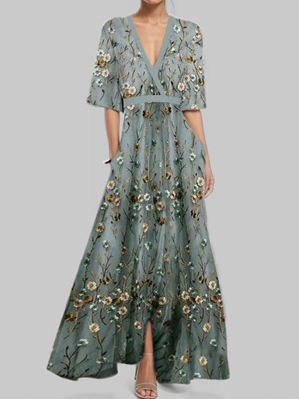 Mathilda | Elegants Set Maxi Midikleid Glamour für die Küste