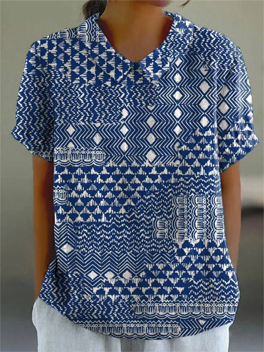 Mia-Martha | Bluse mit Tribalprint