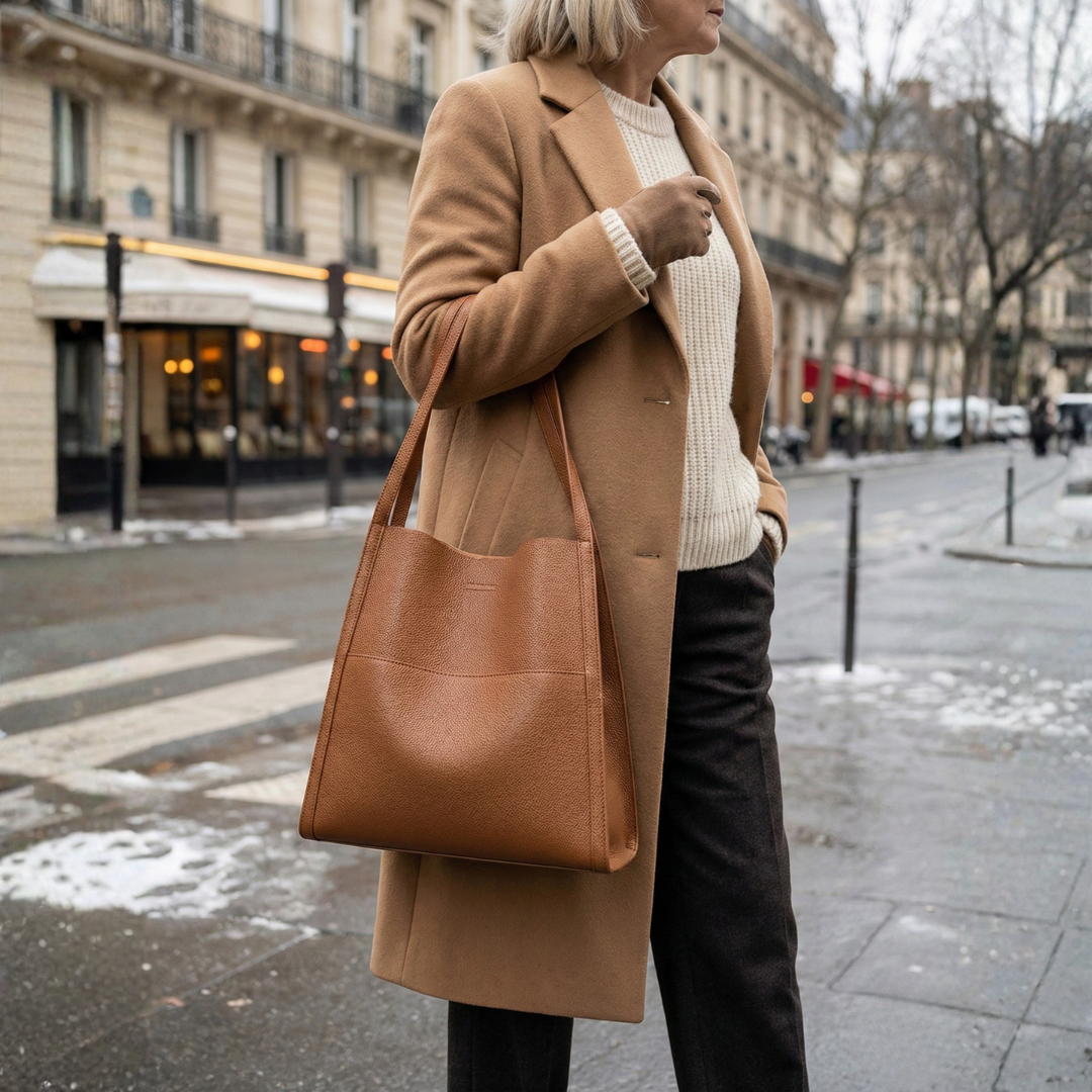 Sarina | Elegante Leder-Umhängetasche