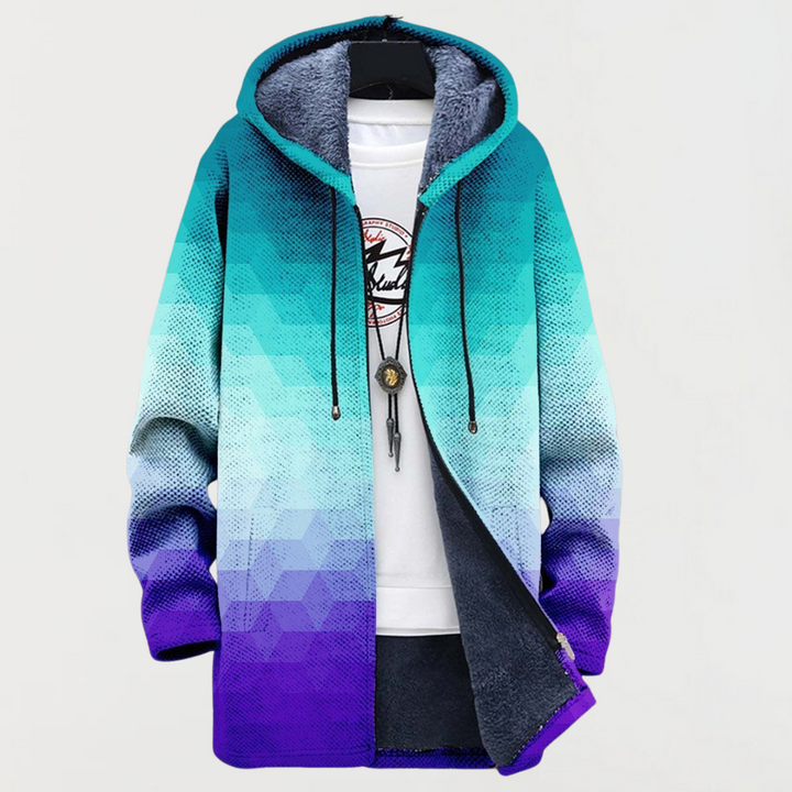 Hannah – Übergangsjacke mit Hexagonmuster