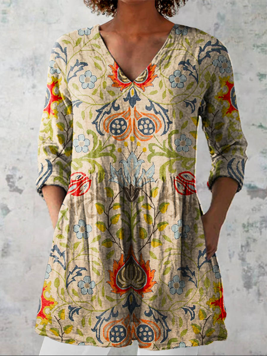 Anna-Lotte | Künstlerische Bluse mit Print