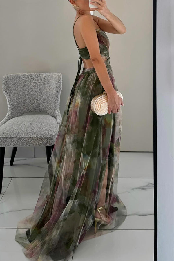 Ruth | Zauberhaftes Maxikleid mit Blumenprint