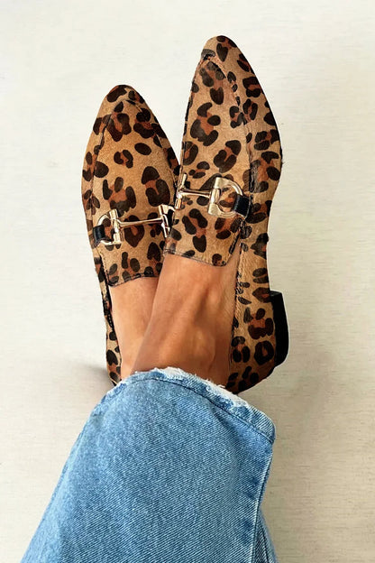 Rieke | Elegante Leoparden-Loafer