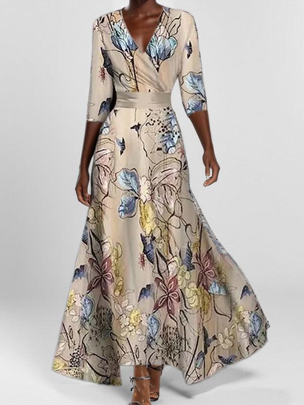 Mathilda | Elegants Set Maxi Midikleid Glamour für die Küste