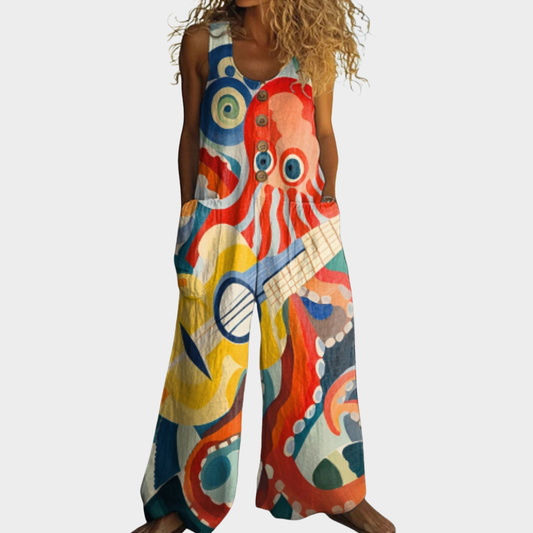 Nike | Fließender bedruckter Jumpsuit