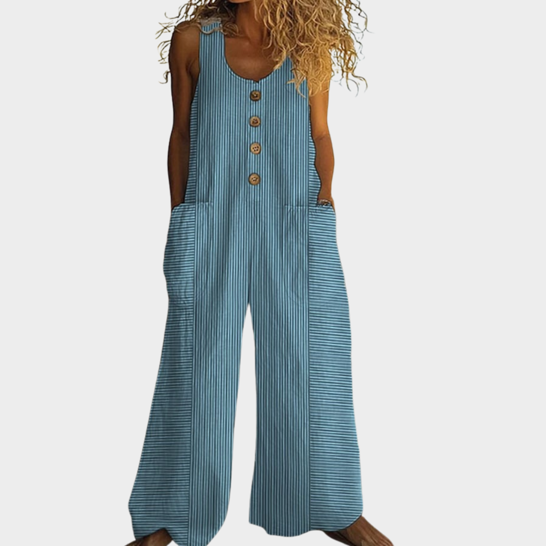 Lenja | Fließender bedruckter Jumpsuit