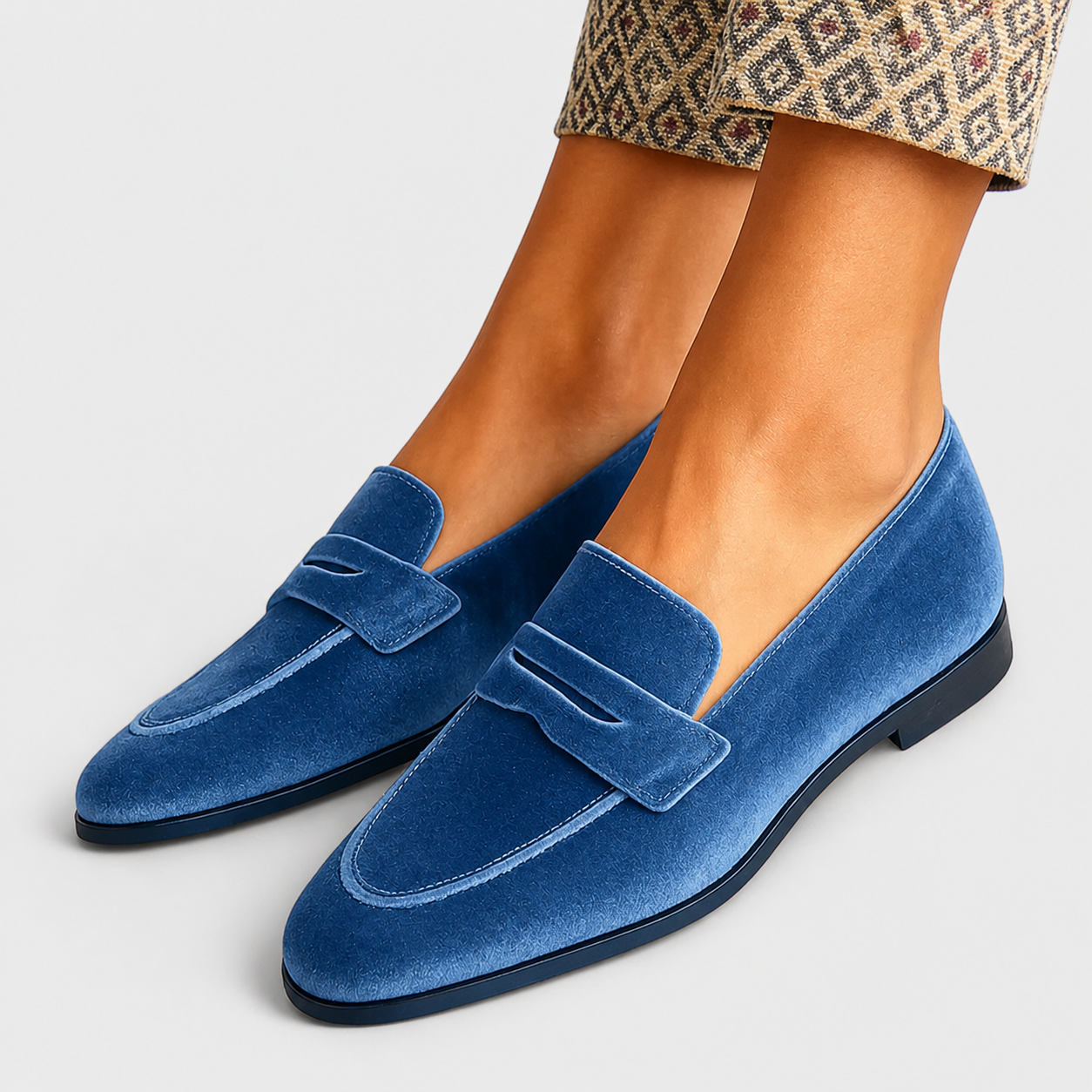 Melanie | Loafer aus weichem Samt