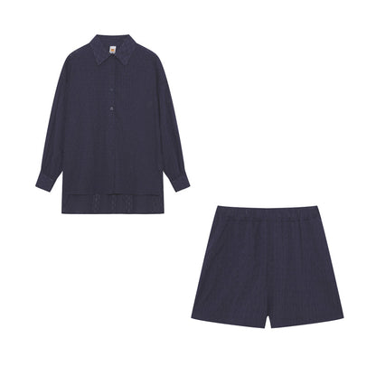 Marlene | Leichtes Blusen- und Shorts-Set