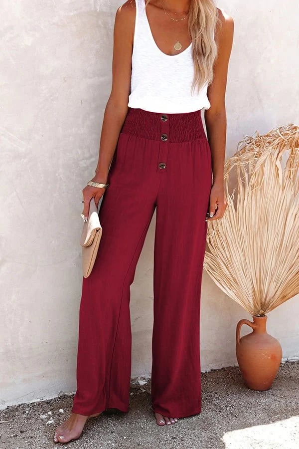 Rose | Entspannte High-Waist-Hose