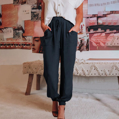 Luise | Elegante Hose mit Kordel