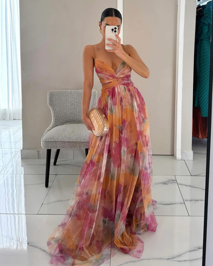 Ruth | Zauberhaftes Maxikleid mit Blumenprint