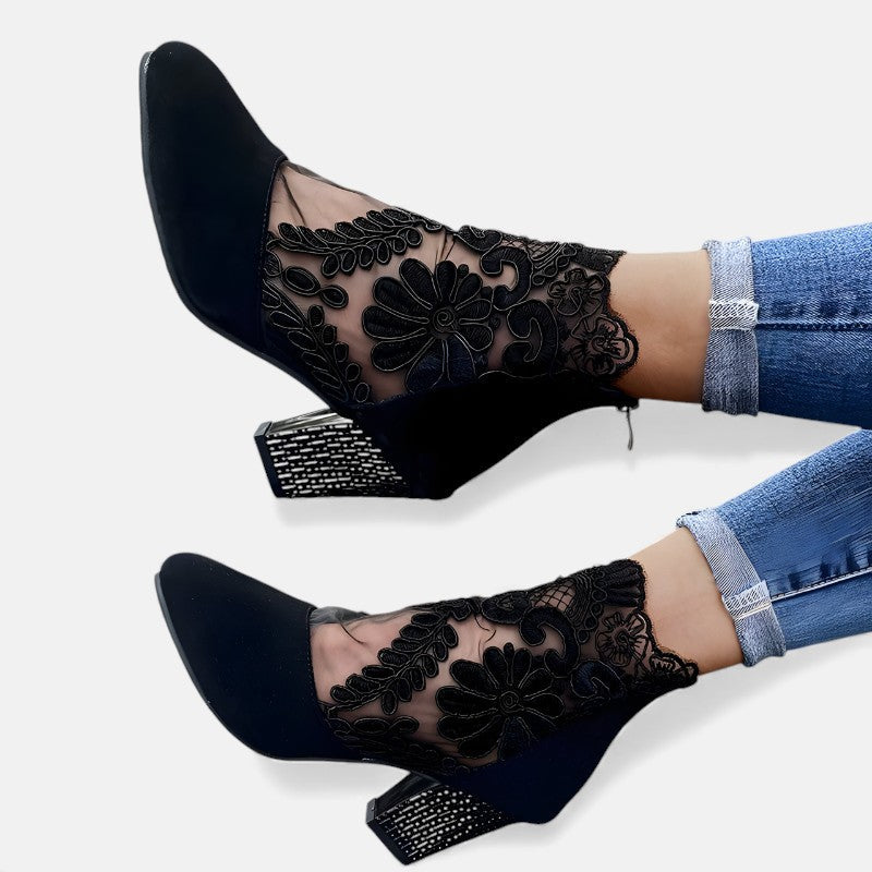 Kunigunde | Atmungsaktive elegante orthopädische Absatzschuhe