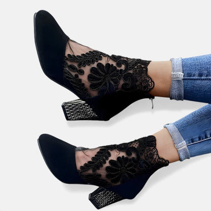 Kunigunde | Atmungsaktive elegante orthopädische Absatzschuhe