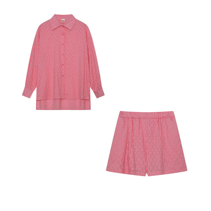 Marlene | Leichtes Blusen- und Shorts-Set