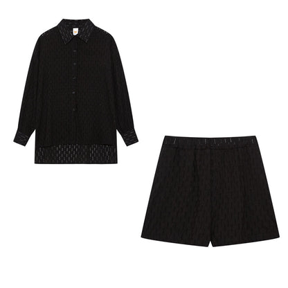 Marlene | Leichtes Blusen- und Shorts-Set