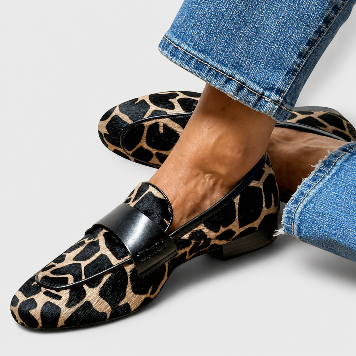 Veronika | Leoparden-Loafer