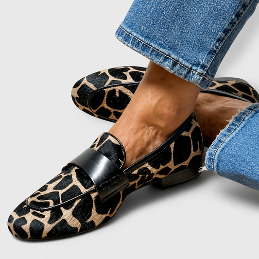 Veronika | Leoparden-Loafer