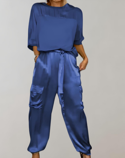Frieda | Cargo-Lounge-Set aus Seide