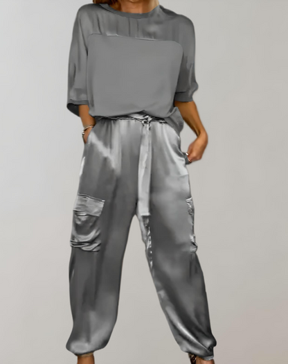 Frieda | Cargo-Lounge-Set aus Seide