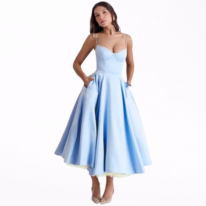 Britta | Midikleid aus Luxus