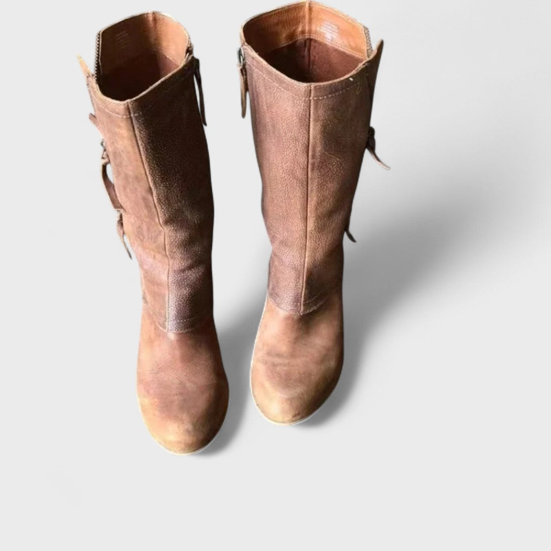 Daria | Vintage-Stiefel bis zur Wadenmitte