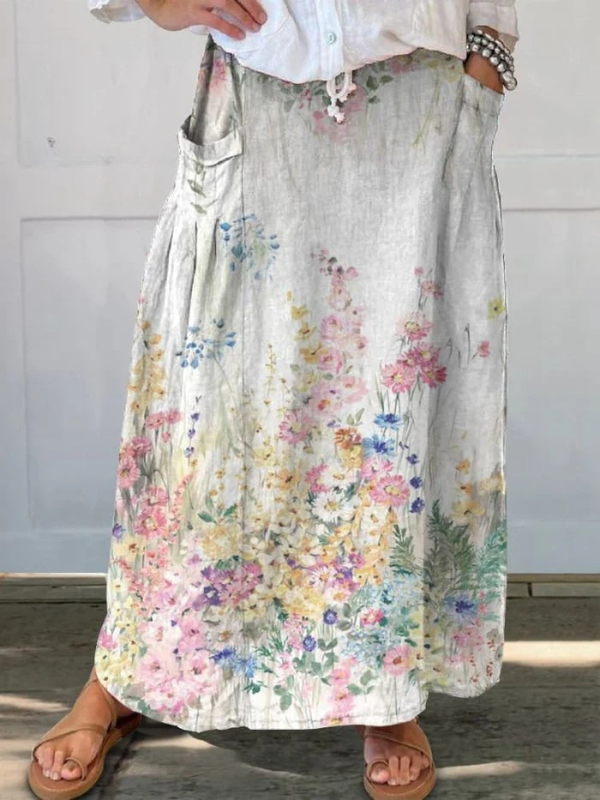Marie | Leichter bedruckter Rock