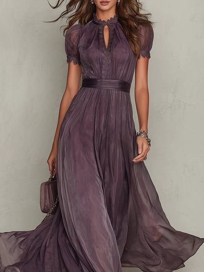 Mia | Maxikleid Chiffon Vintage elegant