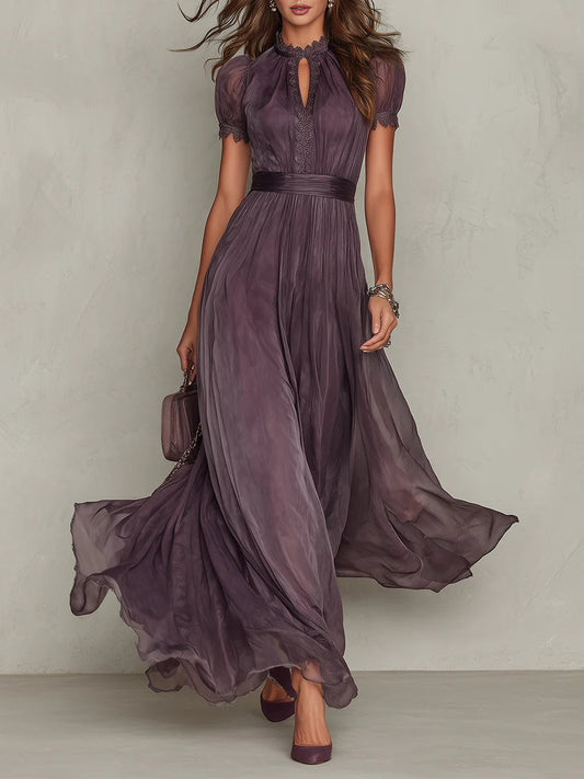Mia | Maxikleid Chiffon Vintage elegant