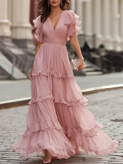 Charlotte | Kleid für Sposa Maxi elegant hellrosa