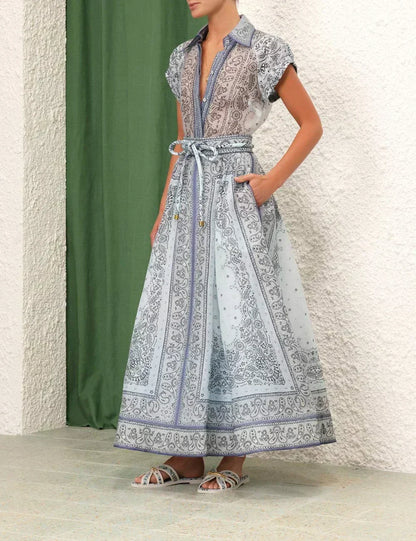 Magdalena | Bedrucktes zweiteiliges Boho-Set