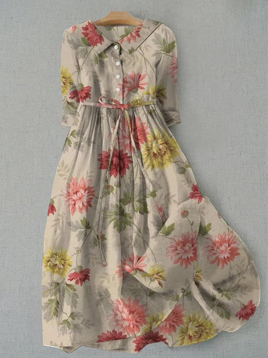 Johanna | Damen-Hemdkleid mit Bindegürtel