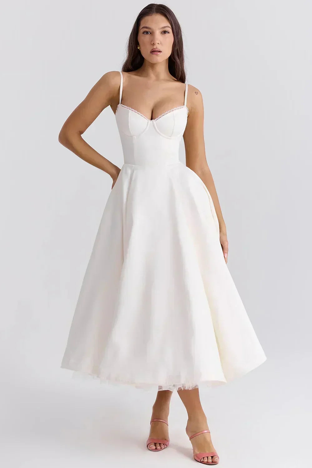 Britta | Midikleid aus Luxus