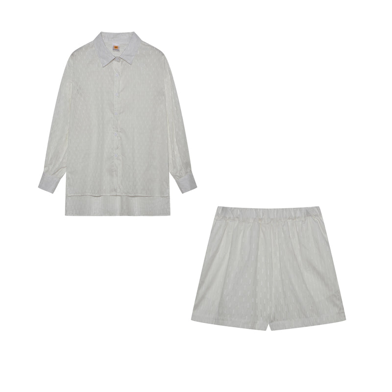 Marlene | Leichtes Blusen- und Shorts-Set