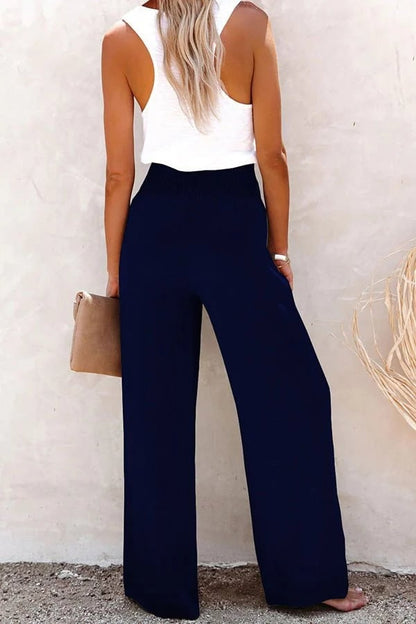 Rose | Entspannte High-Waist-Hose