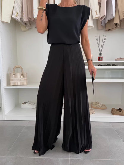 Magdalena | Elegantes Plissee-Ensemble